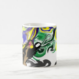 Wolf night stary  コーヒーマグカップ