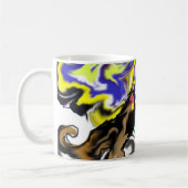 Wolf night stary  コーヒーマグカップ (左)