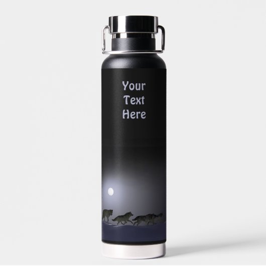 Wolf Pack ウォーターボトル (背面)