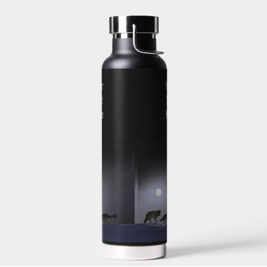 Wolf Pack ウォーターボトル (左面)