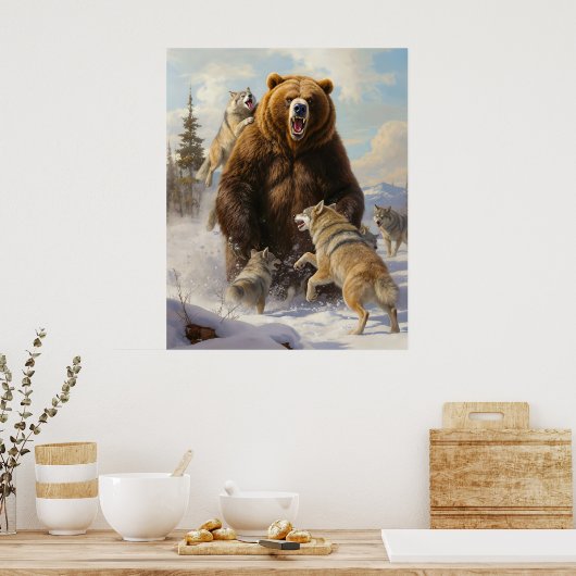 Wolf Pack ポスター (キッチン)