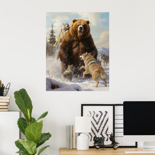 Wolf Pack ポスター (ホームオフィス)