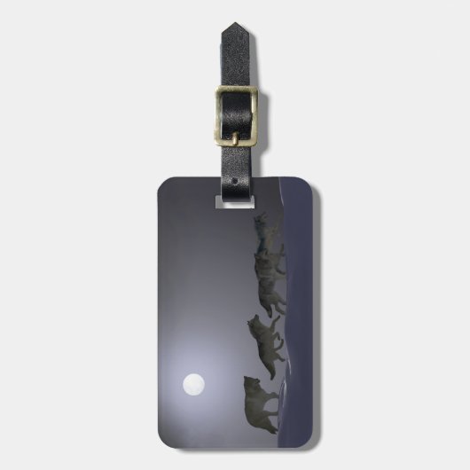 Wolf Pack  ラゲッジタグ (正面縦)