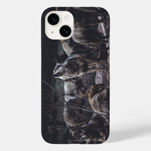 Wolf Pack iPhone 14 Case Case-Mate iPhoneケース (裏面)