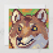 Wolf pixelart, Pixel Art  シーズンカード (正面)