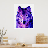 Wolf Poster Print - Wolves Posters ポスター (キッチン)