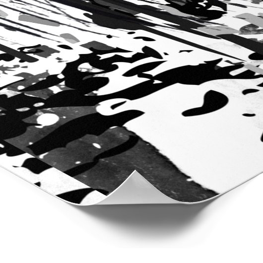 Wolf Poster - Retro Wolf Polygon Poster ポスター (角)