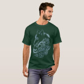 Wolf print friends friend tシャツ (正面フル)