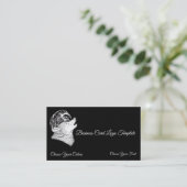 Wolf & Ravenロゴ名刺 名刺 (スタンド正面)