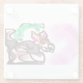 Wolf run in autumn ガラスコースター (裏面)