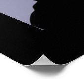 WOLF SILHOUETTE ポスター (角)