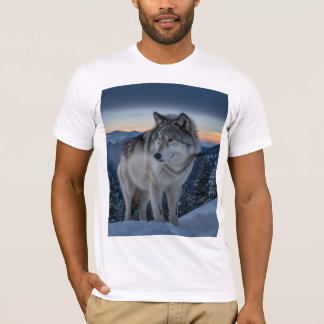 Wolf Spirit – ワイルド自然グラフィックTシャツ Tシャツ