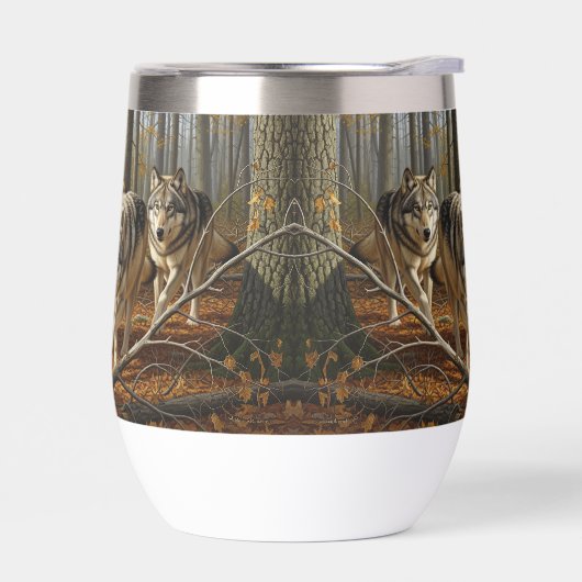 wolf stemless thermal wine tumbler style 1 (左面)