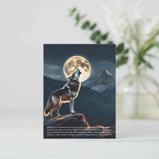 Wolf Symbolism ポストカード (スタンド正面)