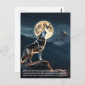 Wolf Symbolism ポストカード (正面/裏面)