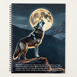 Wolf Symbolism Calendar プランナー手帳