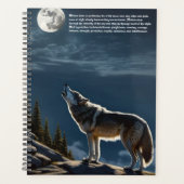 Wolf Symbolism Calendar プランナー手帳 (正面)