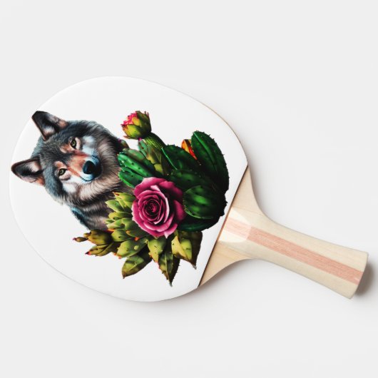 Wolf Three: 卓球ラケット (横)