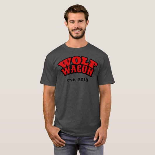 Wolf Wagon DJ Wolf 2020 Tシャツ (正面フル)