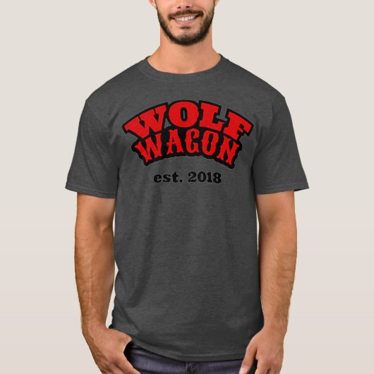 Wolf Wagon DJ Wolf 2020 Tシャツ (正面)