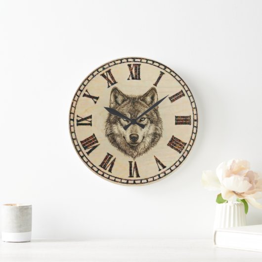 Wolf Wall Clock ラージ壁時計 (ホーム)
