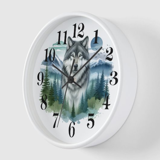 Wolf Wall Clock 壁時計 (傾斜)