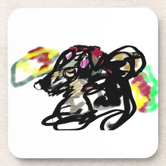 Wolf wild Autumn  コースター (正面)