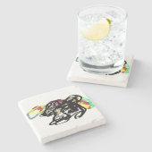 Wolf wild Autumn  ストーンコースター (横)