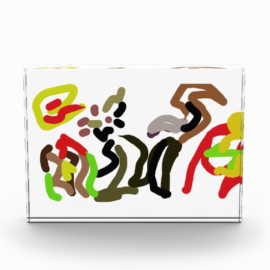 Wolf wild ink autumn  フォトブロック (正面)