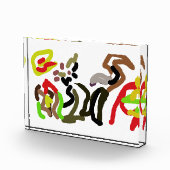 Wolf wild ink autumn  フォトブロック (右)