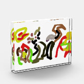 Wolf wild ink autumn  フォトブロック (左)