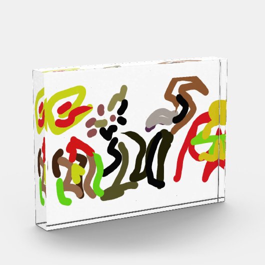 Wolf wild ink autumn  フォトブロック (左)