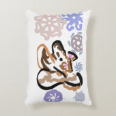 Wolf winter love アクセントクッション (正面(垂直))