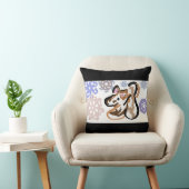 Wolf winter love クッション (椅子)