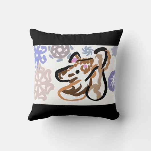 Wolf winter love クッション (裏面)