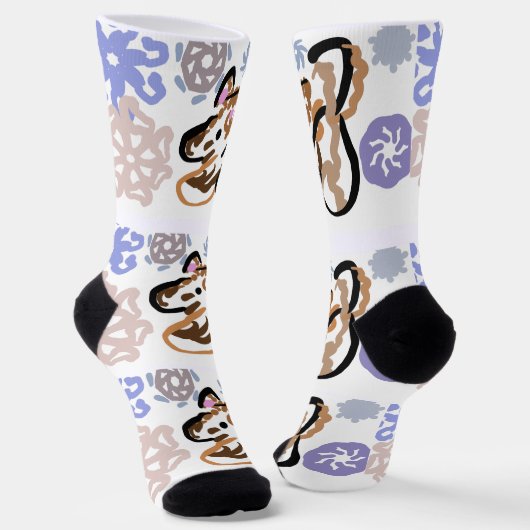 Wolf winter love ソックス (傾斜あり)