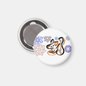 Wolf winter love マグネット (正面/裏面)