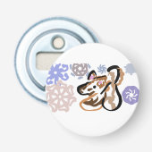 Wolf winter love 栓抜き (正面)