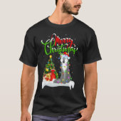 Wolf Xmas Decorations Santa Wolf Christmas Tシャツ (正面)