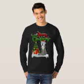 Wolf   Xmas Decorations Santa Wolf Christmas Tシャツ (正面フル)