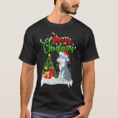 Wolf   Xmas Decorations Santa Wolf Christmas Tシャツ (正面)