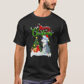 Wolf Xmas Decorations Santa Wolf Christmas Tシャツ (正面)