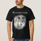 Wolfbrother Dark Version Wheel of time inspired Tシャツ (正面)