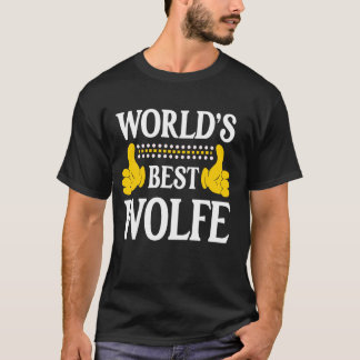 Wolfe Surname おもしろい Team Family姓ワールド Tシャツ