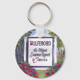 Wolfeboro NH Signへようこそ キーホルダー