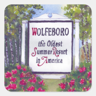 Wolfeboro NH Signへようこそ スクエアシール