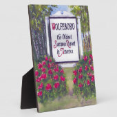 Wolfeboro NH Signへようこそ フォトプラーク (側面)