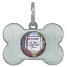 Wolfeboro NH Signへようこそ ペットネームタグ