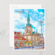 Wolfenbuttelドイツのヴィンテージ旅行水の色