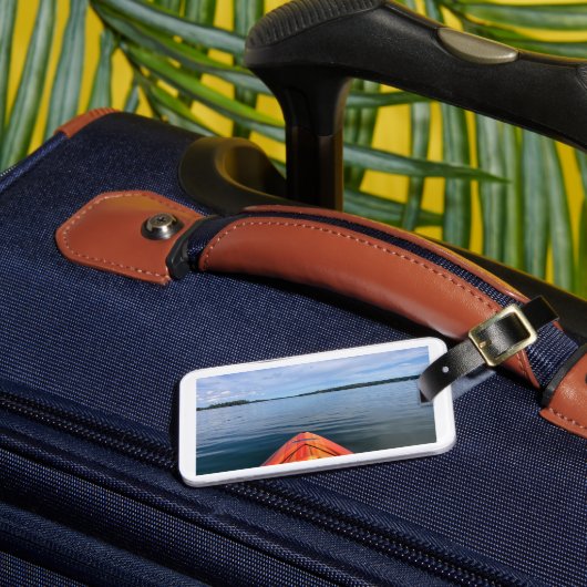 Wolfe's Neck Maine Ocean Kayak Luggage Tag ラゲッジタグ (正面インサイチュ3)